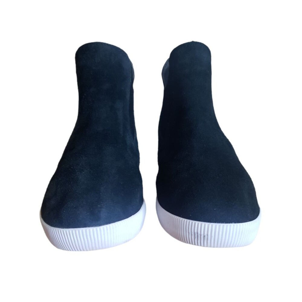 SOREL Out N About™ Slip-On Wedge Boots Black White Womens Size 9.5